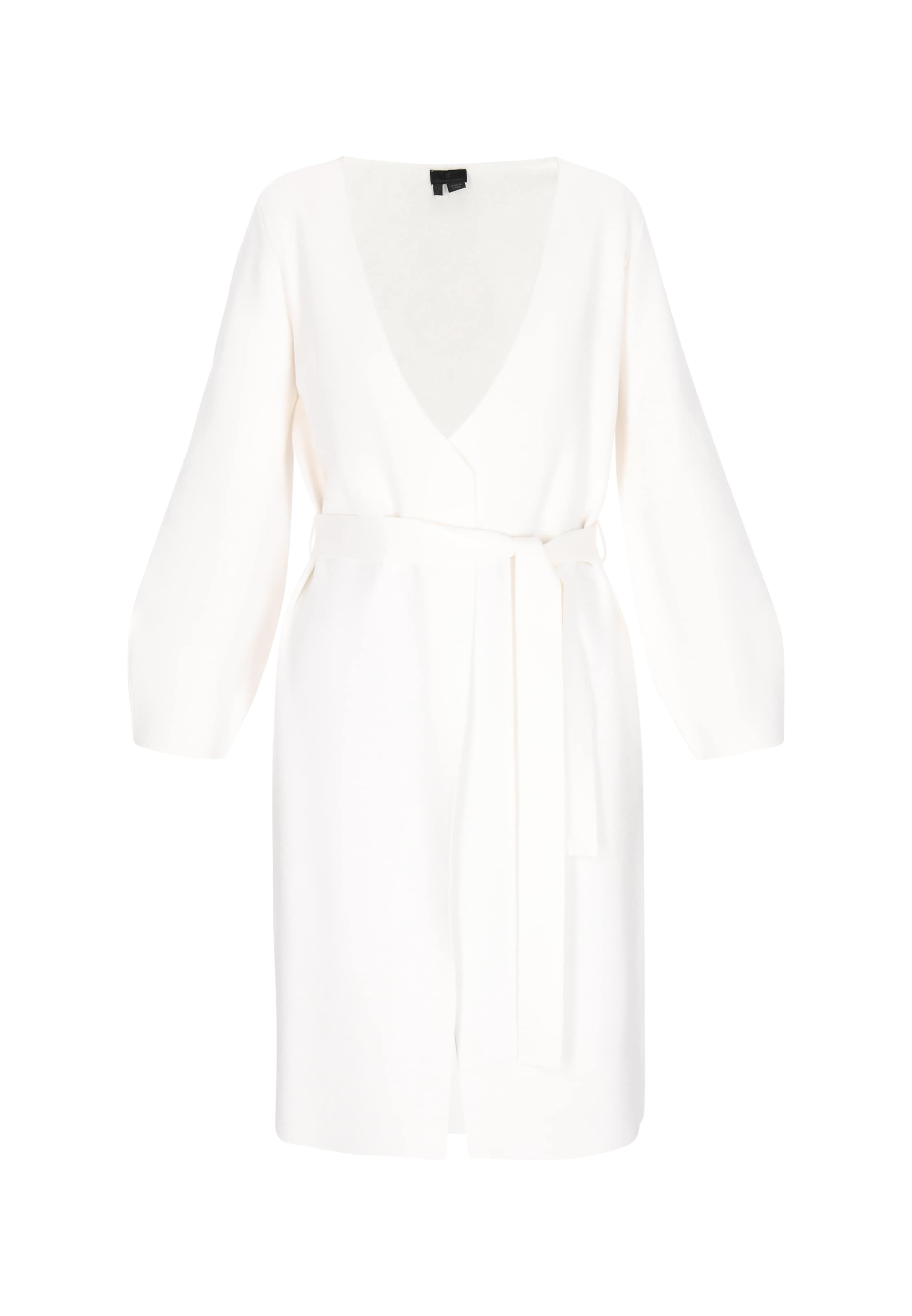 balta DreiMaster Klassik Kardiganas: priekis