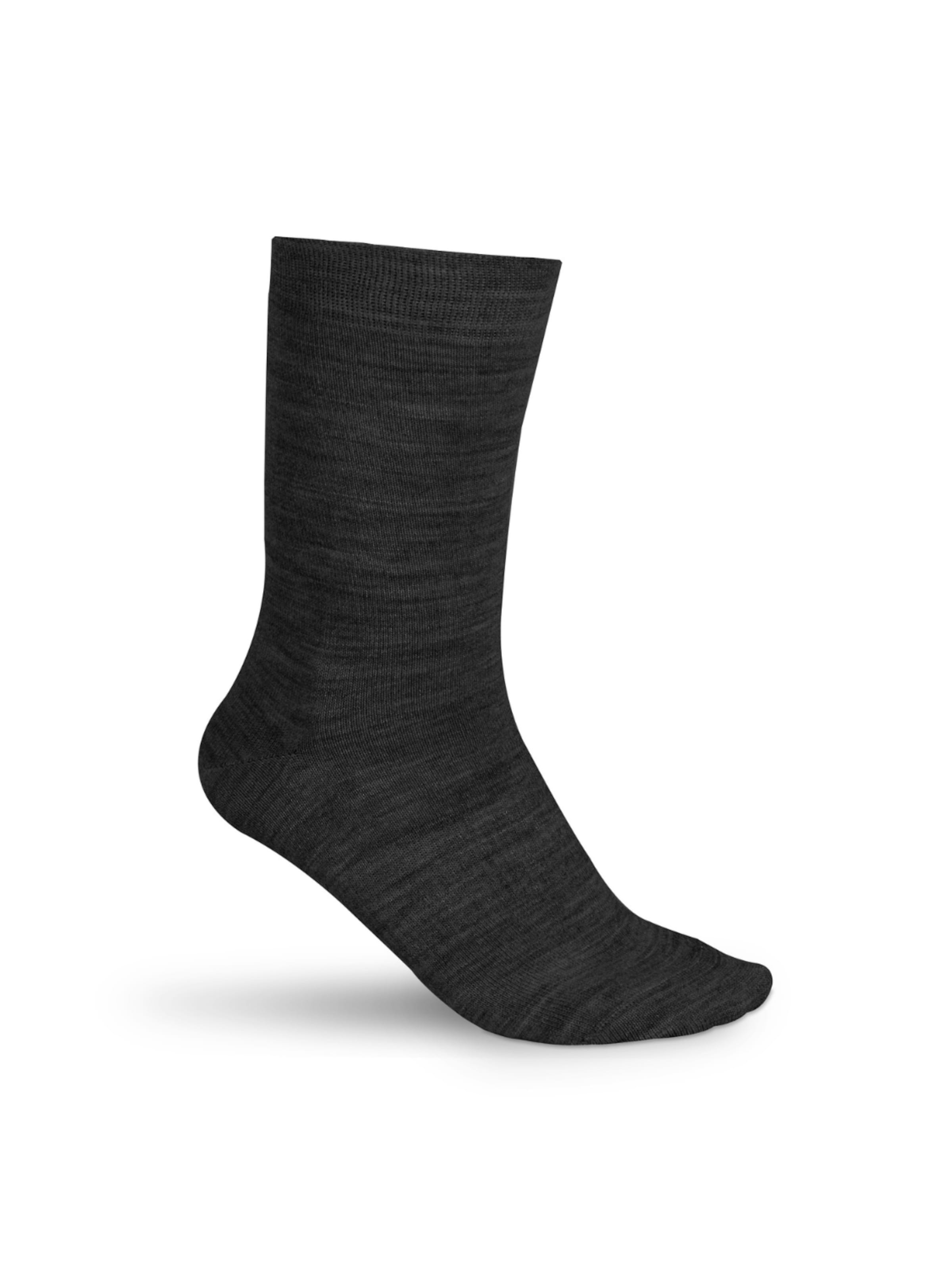 Sukats Socks 'Merino Wol Sokken' in Grey: front