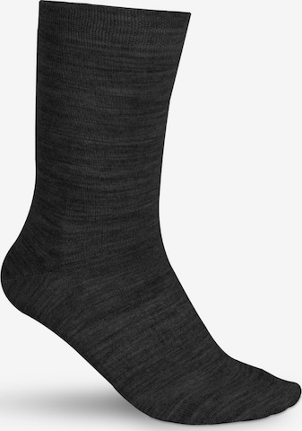 Chaussettes 'Merino Wol Sokken' Sukats en gris : devant