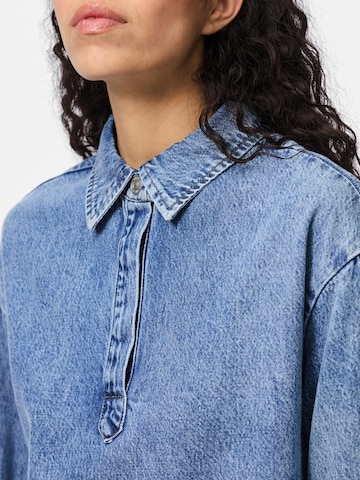 Abito camicia 'PCKenya' di PIECES in blu