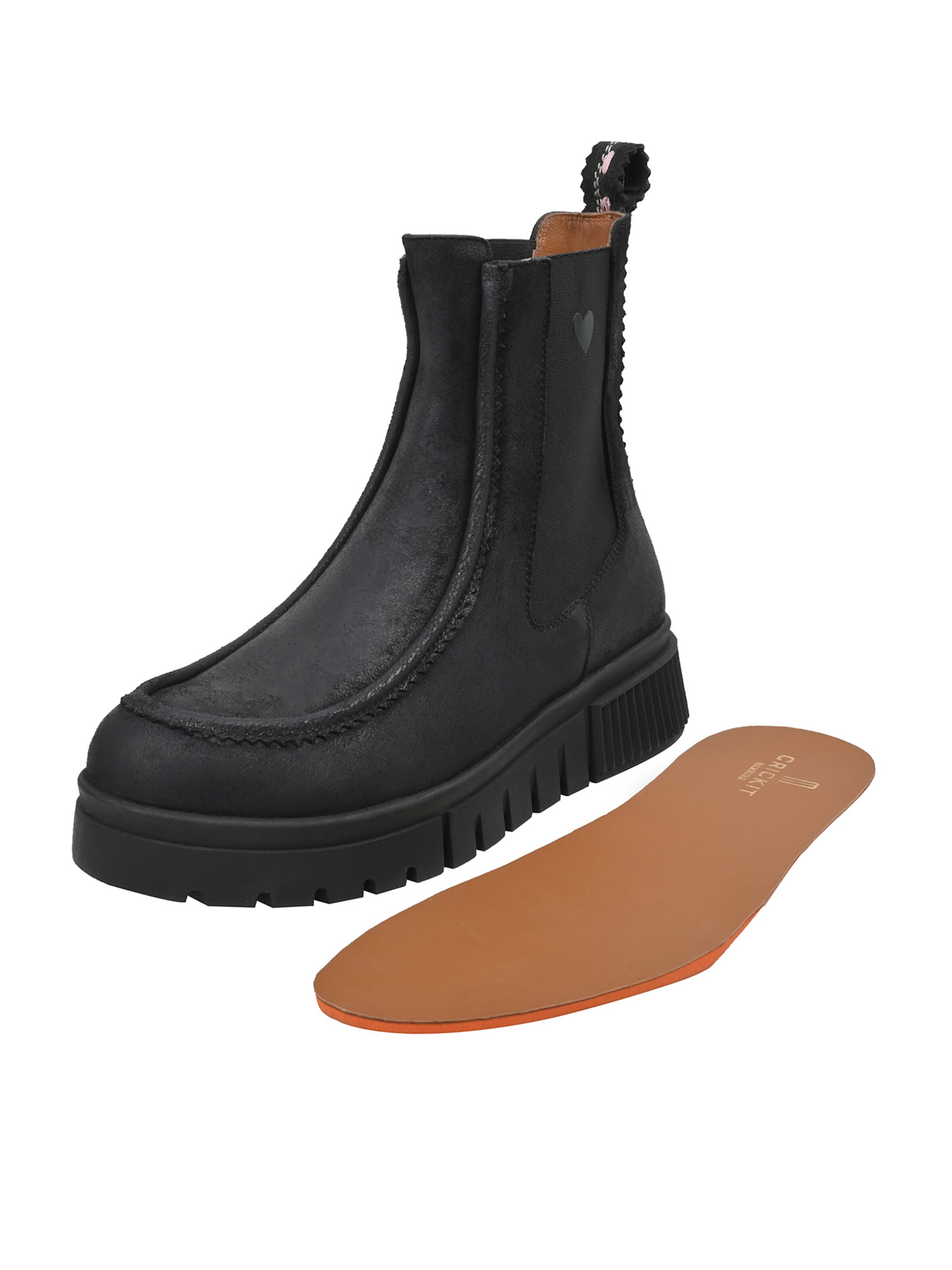 Crickit Chelsea Boots 'Uldina' in Schwarz
