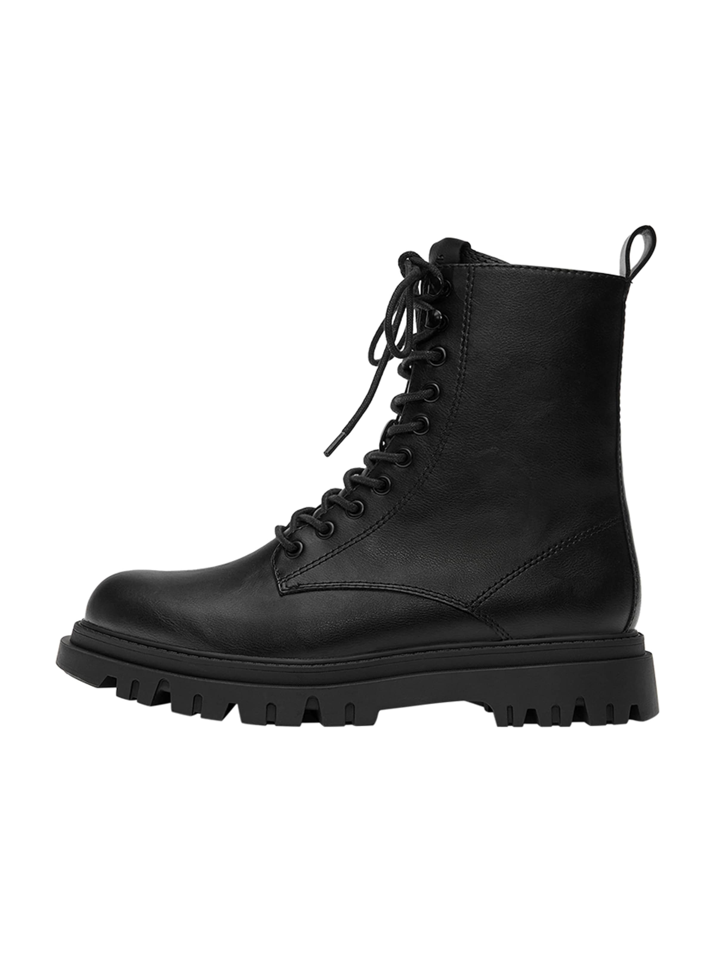 Pull&Bear Lace-up boots in Black