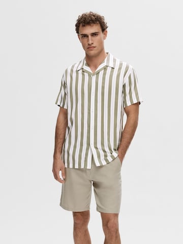 SELECTED HOMME Comfort fit Overhemd 'Regair' in Groen: voorkant
