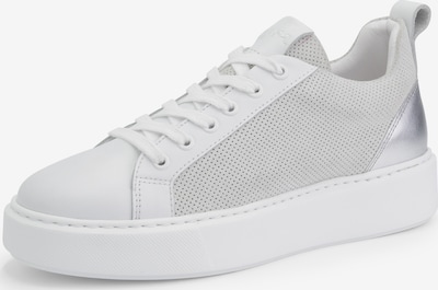 Mysa Sneakers laag 'Fuschia' in de kleur Grijs / Zilver / Wit, Productweergave