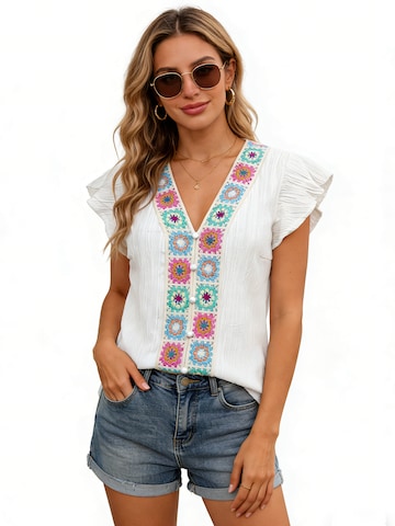 MEETWEE Bluse‌‌‌‌‌‌ in Weiß