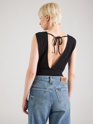 ABOUT YOU Shirt bodysuit 'Emina' in Black
