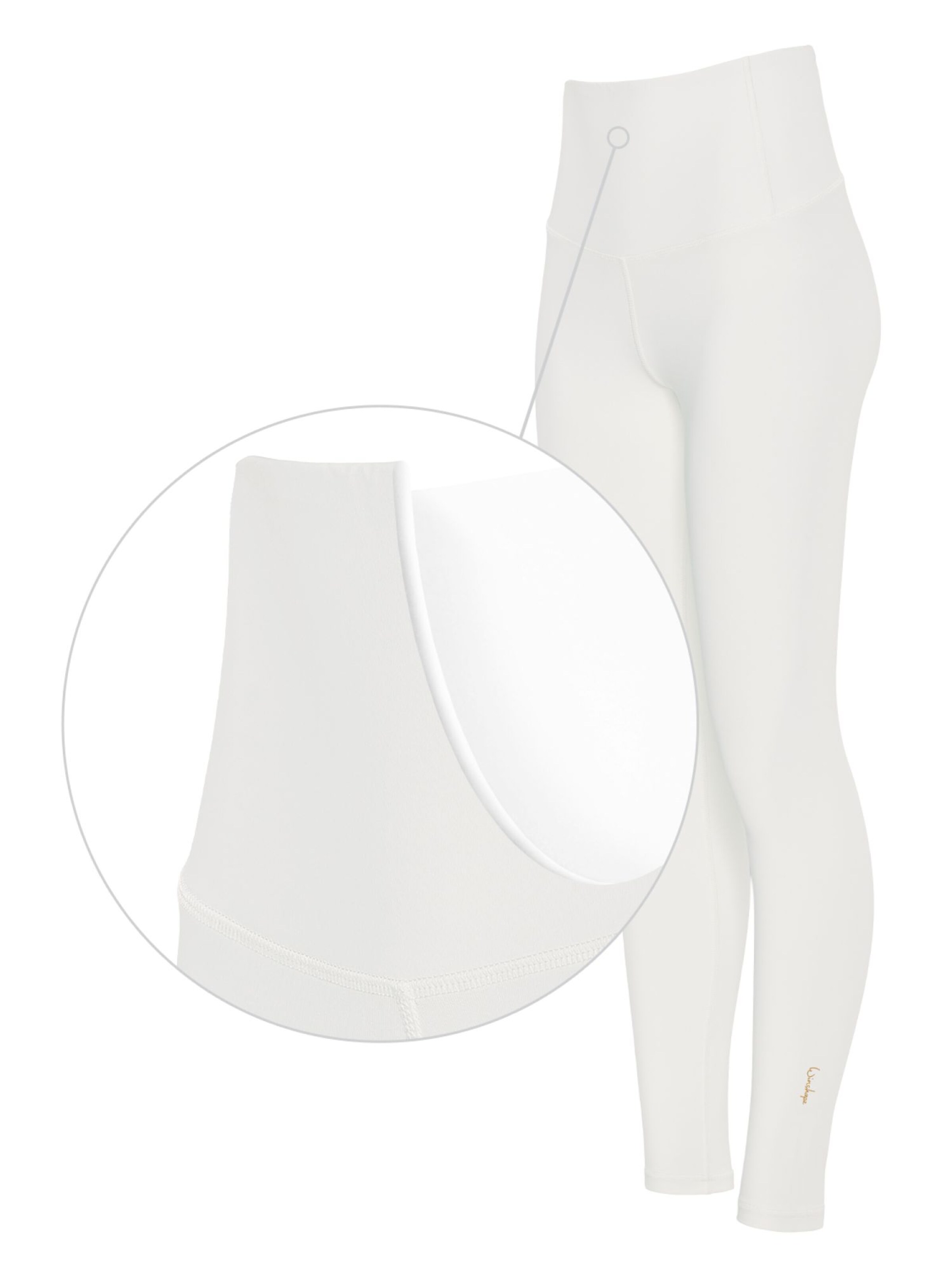 Winshape Slim fit Leggings 'HWL117C' in White