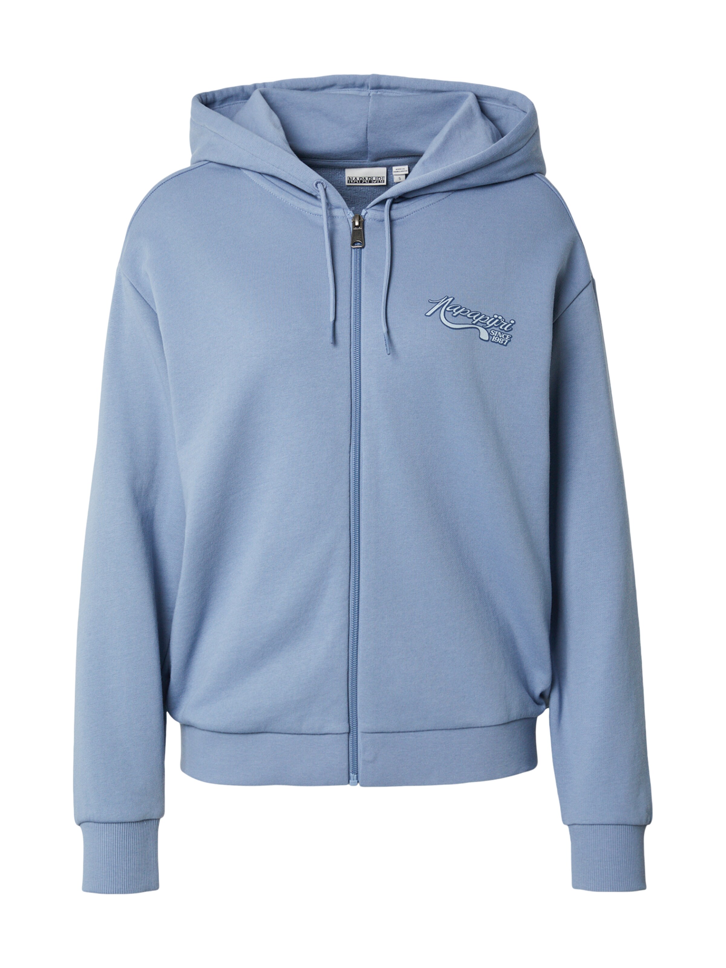 NAPAPIJRI Zip-Up Hoodie 'BALMYS' in Blue: front