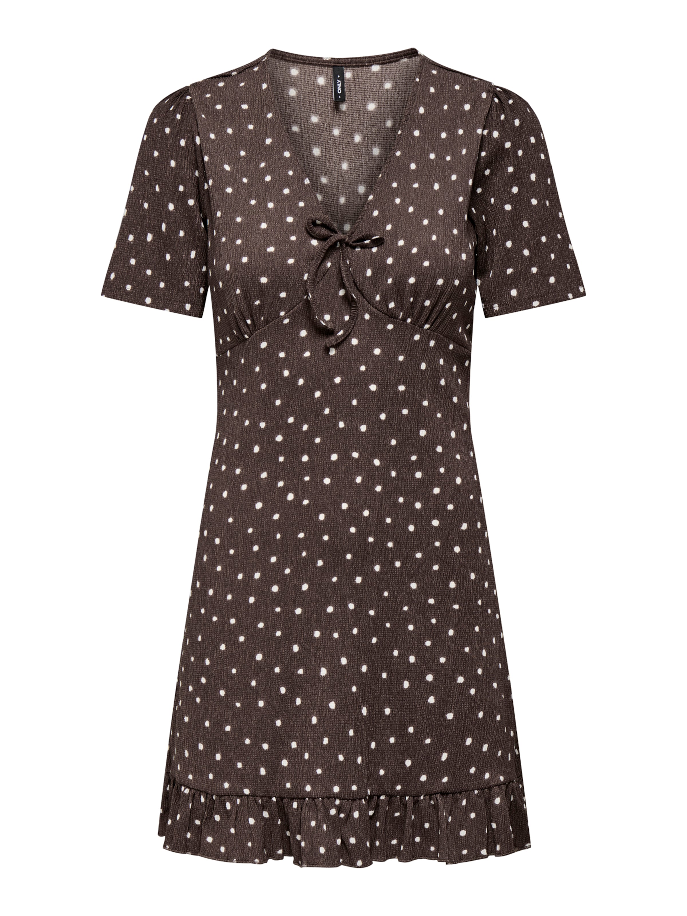 ONLY Рокля 'ONLMOLLY' в кафяво: отпред