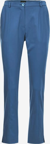 Goldner Regular Broek 'Carla' in Blauw: voorkant