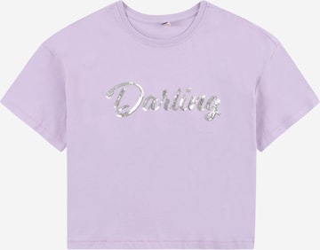 KIDS ONLY T-shirt 'OLIVIA' i lila: framsida