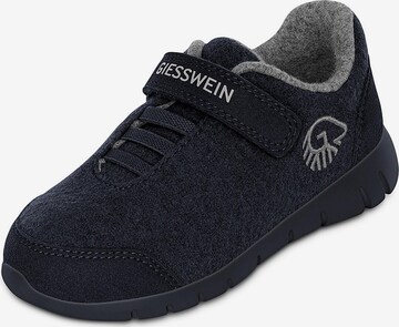 Baskets GIESSWEIN en bleu : devant