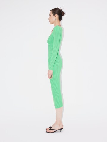 LeGer by Lena Gercke Knitted dress 'Elorah' in Green