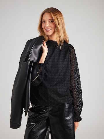 VILA - Blusa 'VIMOKA' en negro: frente