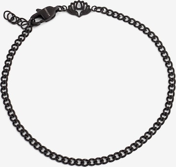 Akitsune Bracelet 'Via Cuban' in Black: front