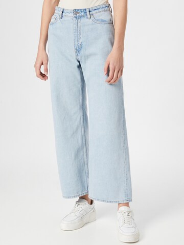 Wide leg Jeans di Monki in blu: frontale