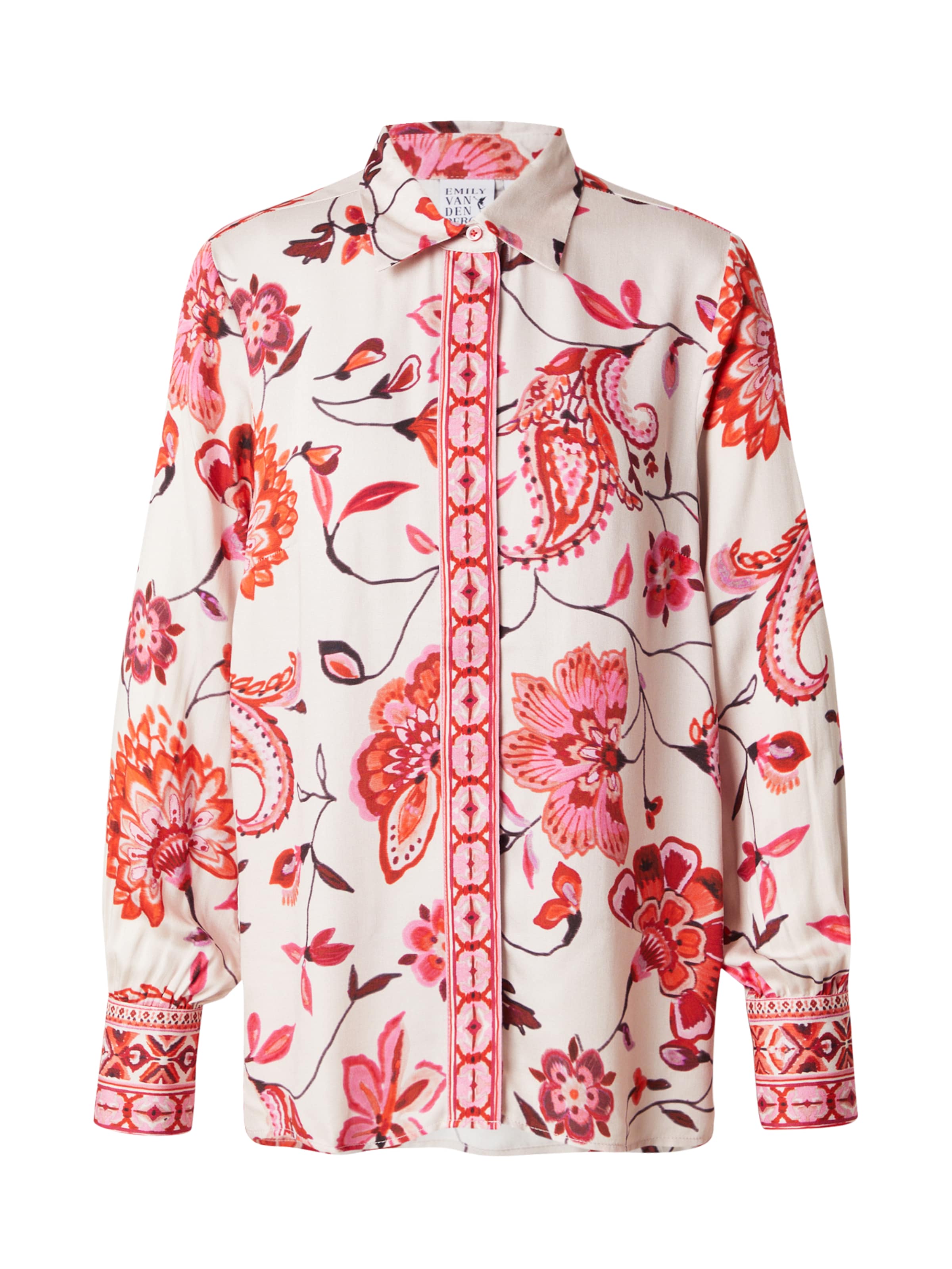 Emily Van Den Bergh Pluus, värv beež: eest vaates