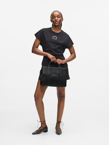 Karl Lagerfeld - Bolso saco ' Rue St-Guillaume Mittelgroße Tote Bag ' en negro: frente