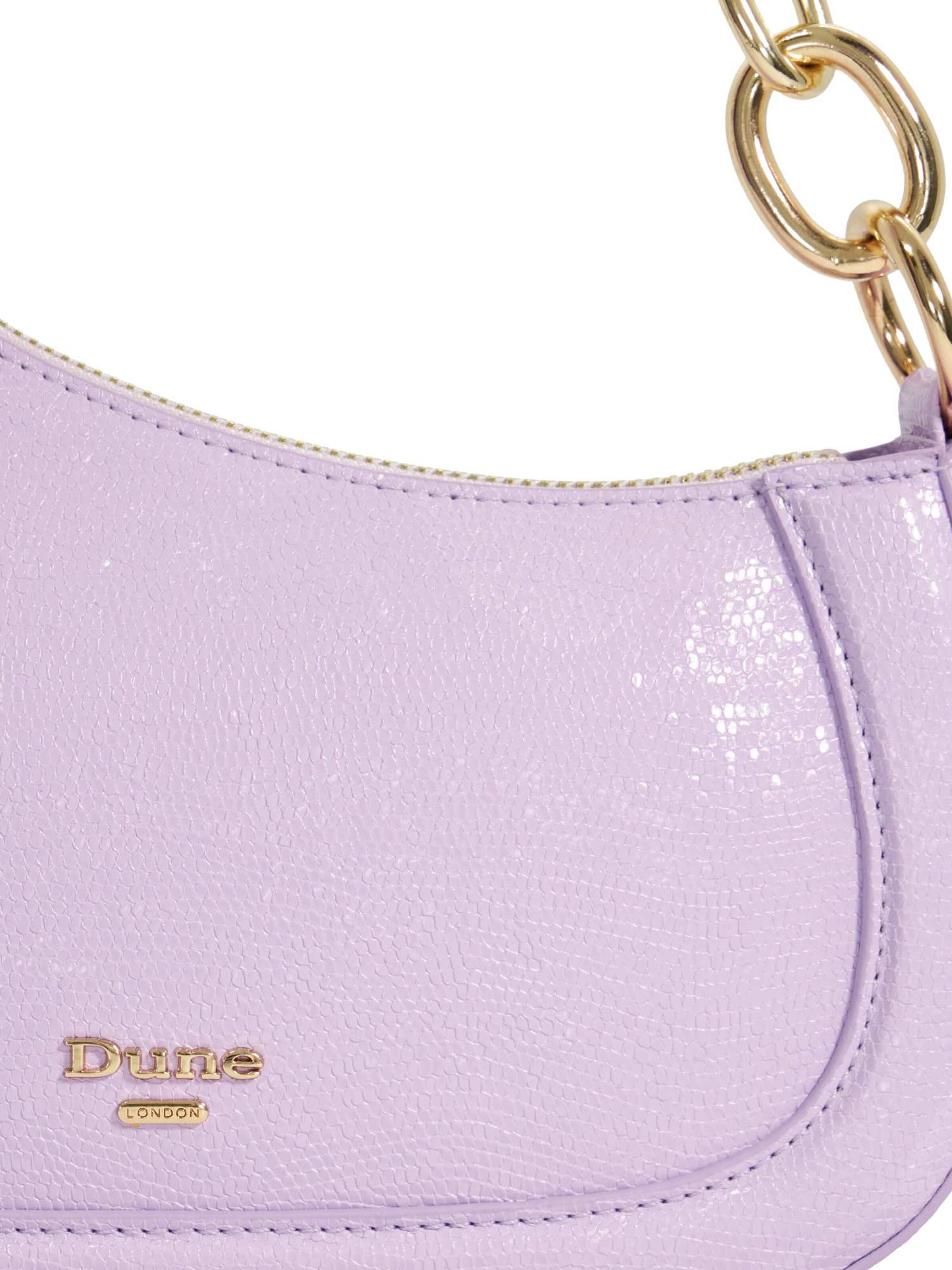 Dune LONDON Schultertasche 'Direction' in Lila