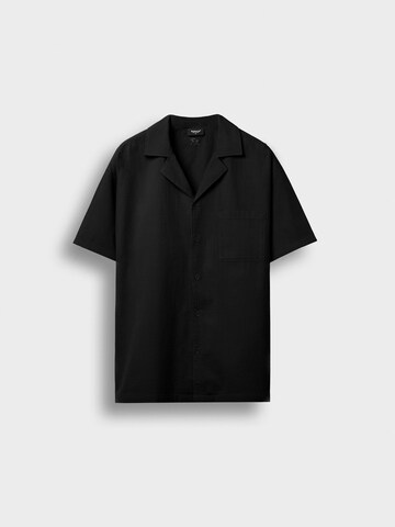 Burocs Regular Fit Hemd‌‌‌‌‌ in Schwarz: Vorderseite