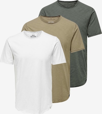 Only & Sons Shirt 'ONSBENNE' in Grey: front