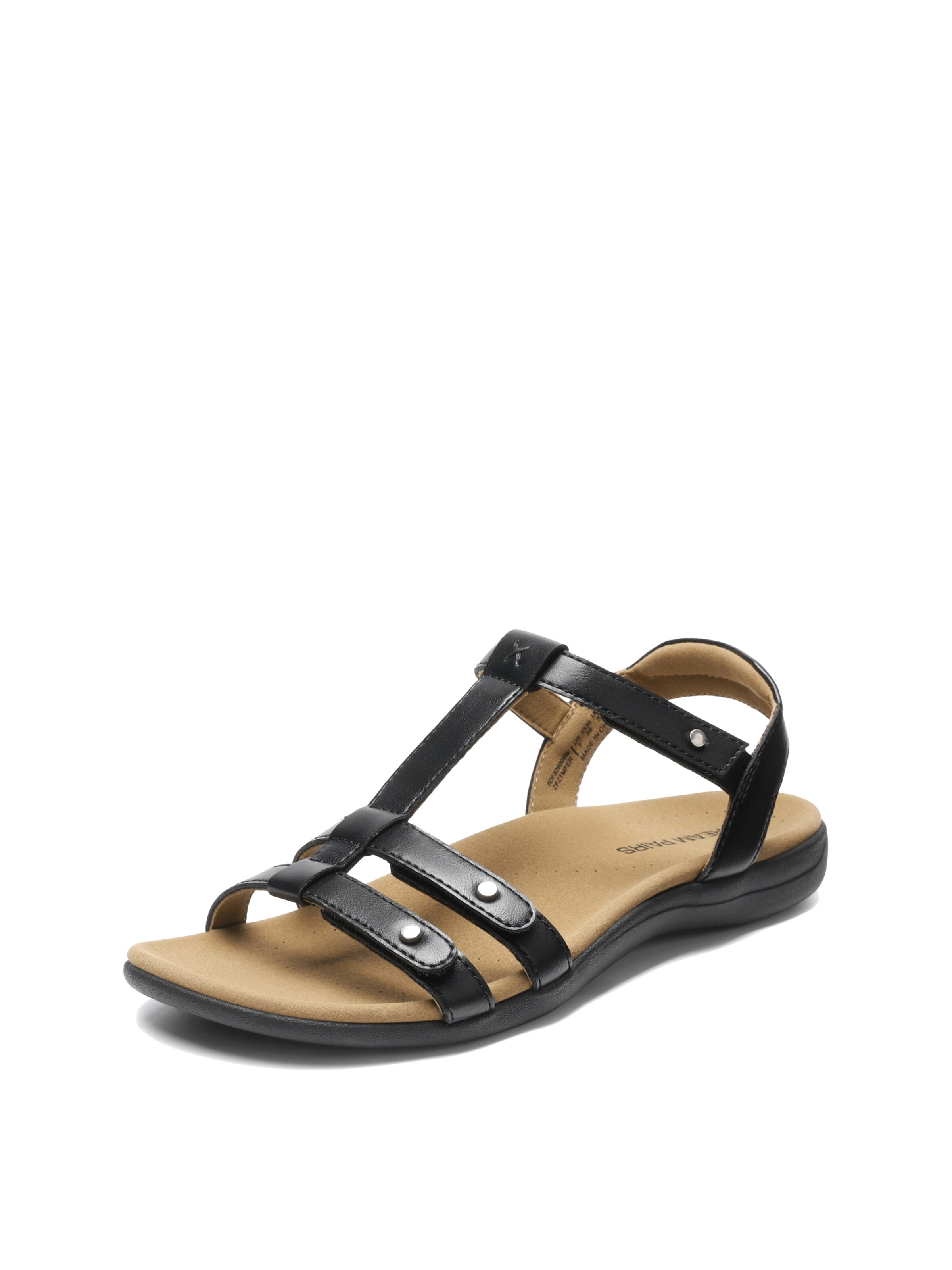 Sandalo con cinturino di Dream Pairs in nero: frontale