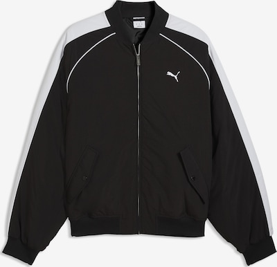 PUMA Välikausitakki 'T7' koossa S värissä musta / valkoinen, Tuotenäkymä