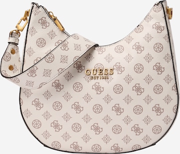 GUESS Schultertasche 'FYNNA' in Beige: predná strana