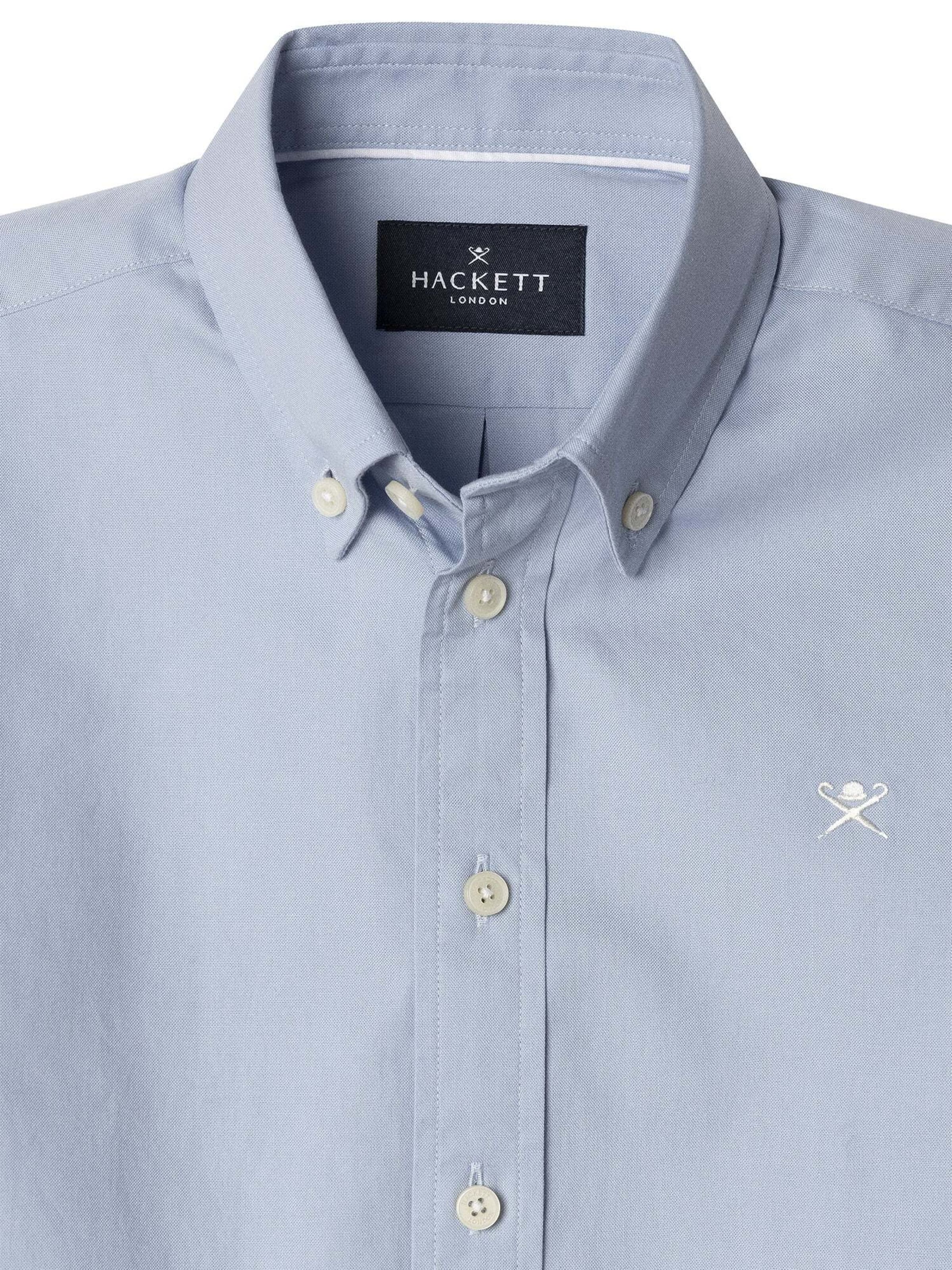 Hackett London Regular fit Overhemd in Blauw