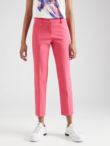 BRAX regular Παντελόνι με τσάκιση 'Maron' σε ροζ: μπροστά