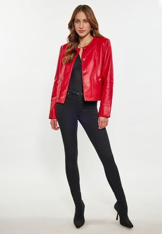 Veste mi-saison faina en rouge