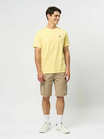 T-Shirt 'Nord' U.S. POLO ASSN. en jaune