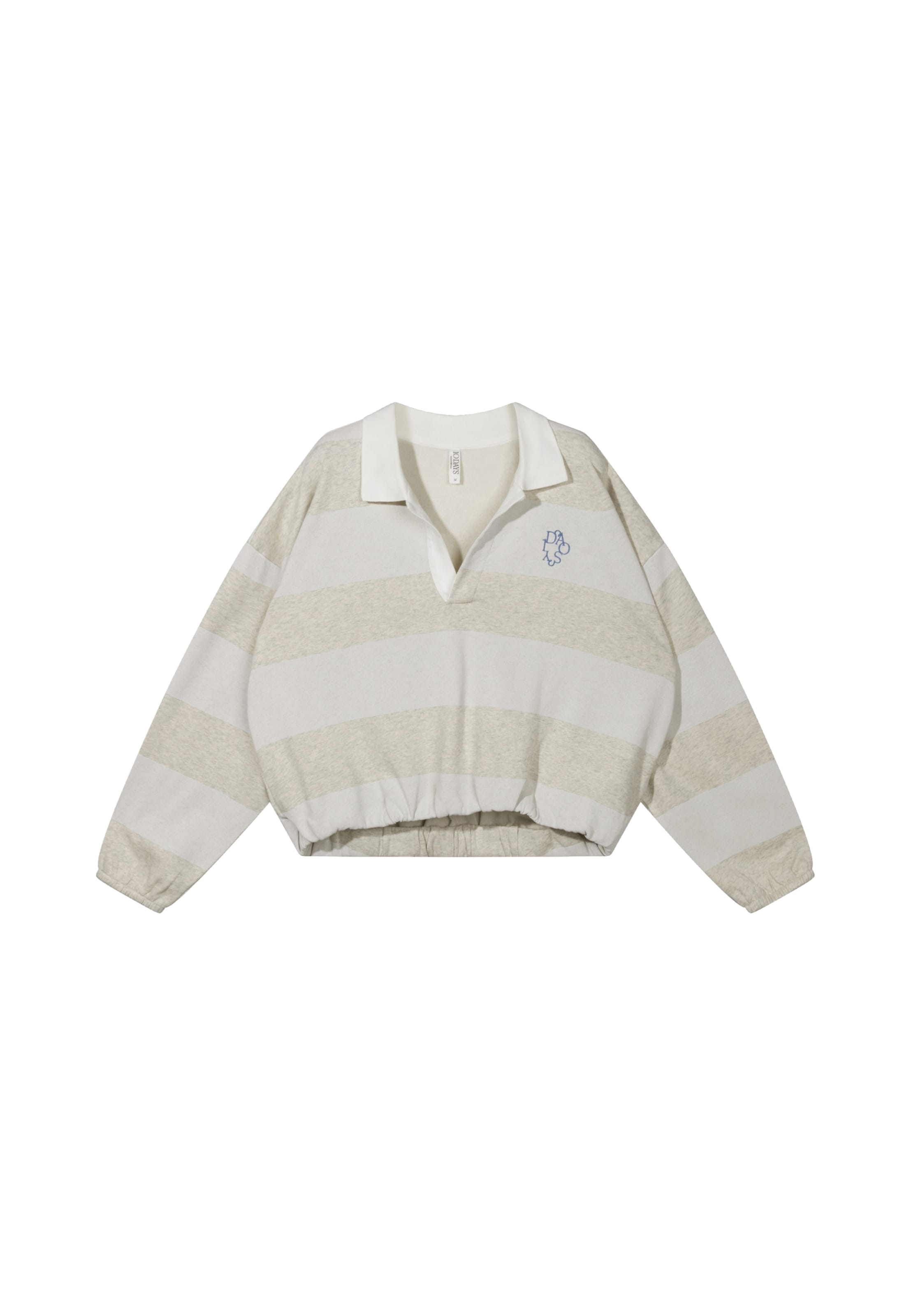 10Days Sweatshirt in Weiß: Vorderseite