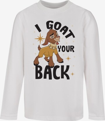 ABSOLUTE CULT Shirt 'Wish - I Goat Your Back' in White: front