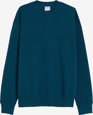 BershkaSweater majica - plava boja: prednji dio