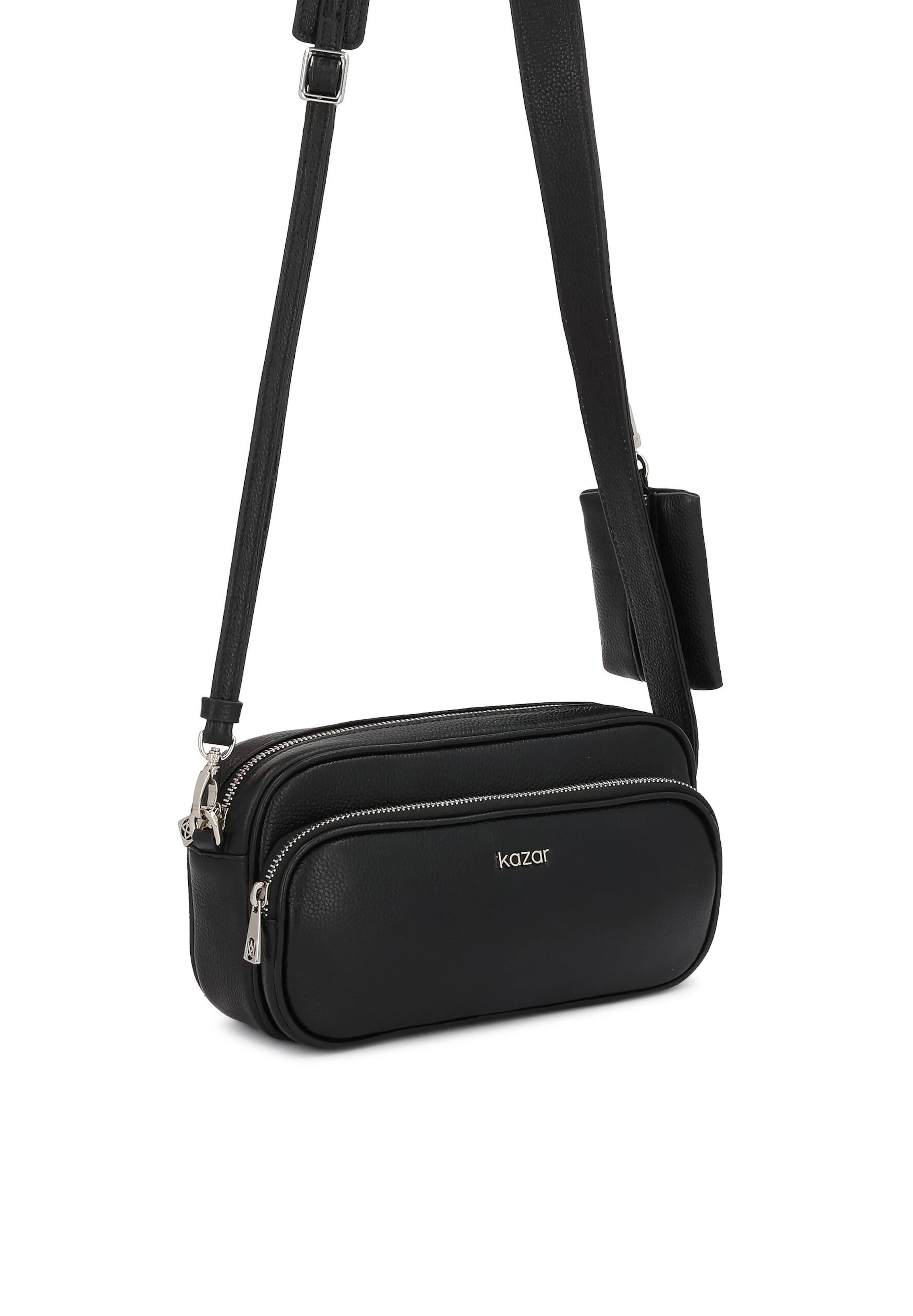 Geantă de umăr de la Kazar pe negru