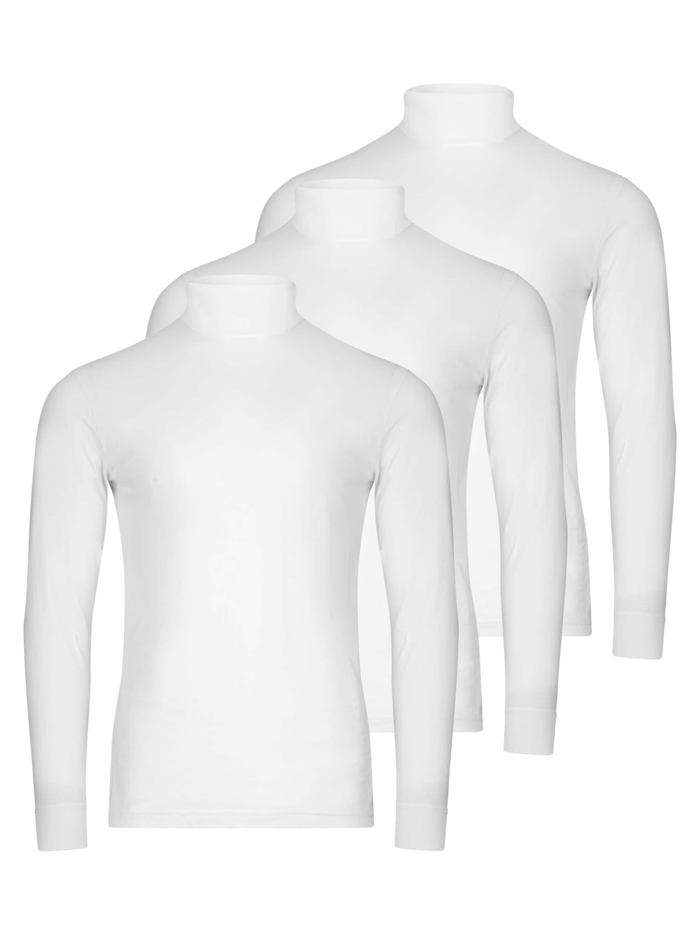 Ragman Shirt 'Basic' in White: front