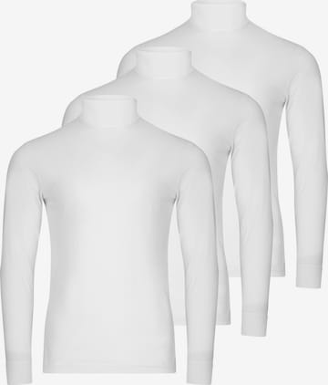 Ragman Shirt 'Basic' in White: front