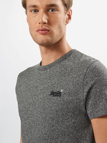 Superdry Tapered Shirt in Grey