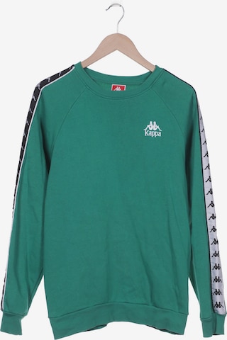 KAPPA Sweatshirt & Zip-Up Hoodie in M in Green: front