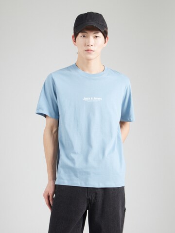 JACK & JONES T-Shirt 'JWHVESTERBRO' in Blau: Vorderseite