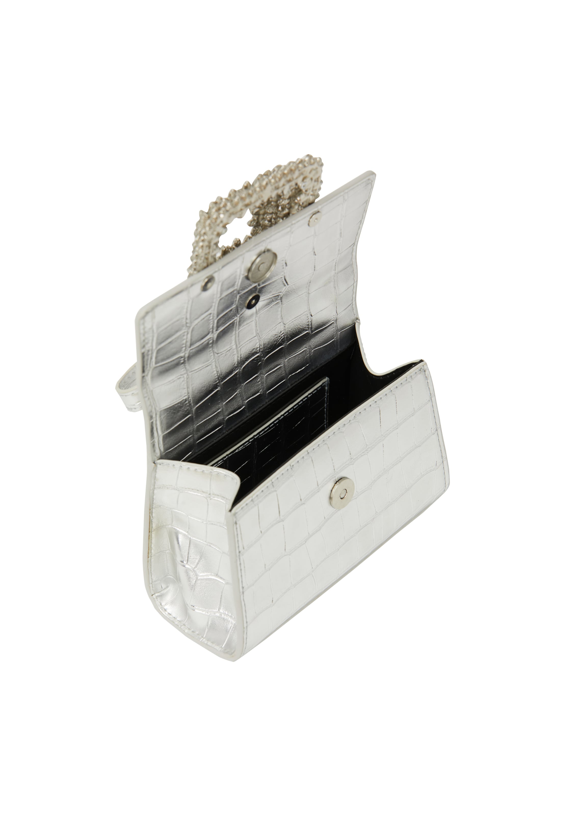 NAEMI - Bolso de noche en plata