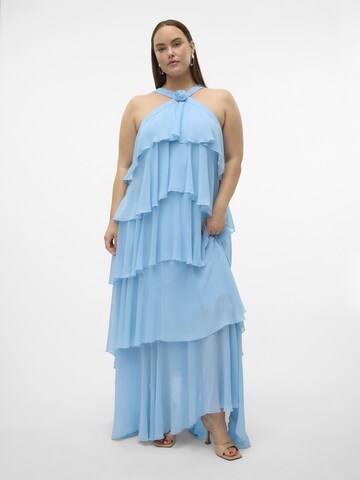 Vero Moda Curve Jurk 'VMFelicia' in Blauw
