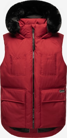 Gilet 'Zimthäschen XIV' NAVAHOO en rouge : devant