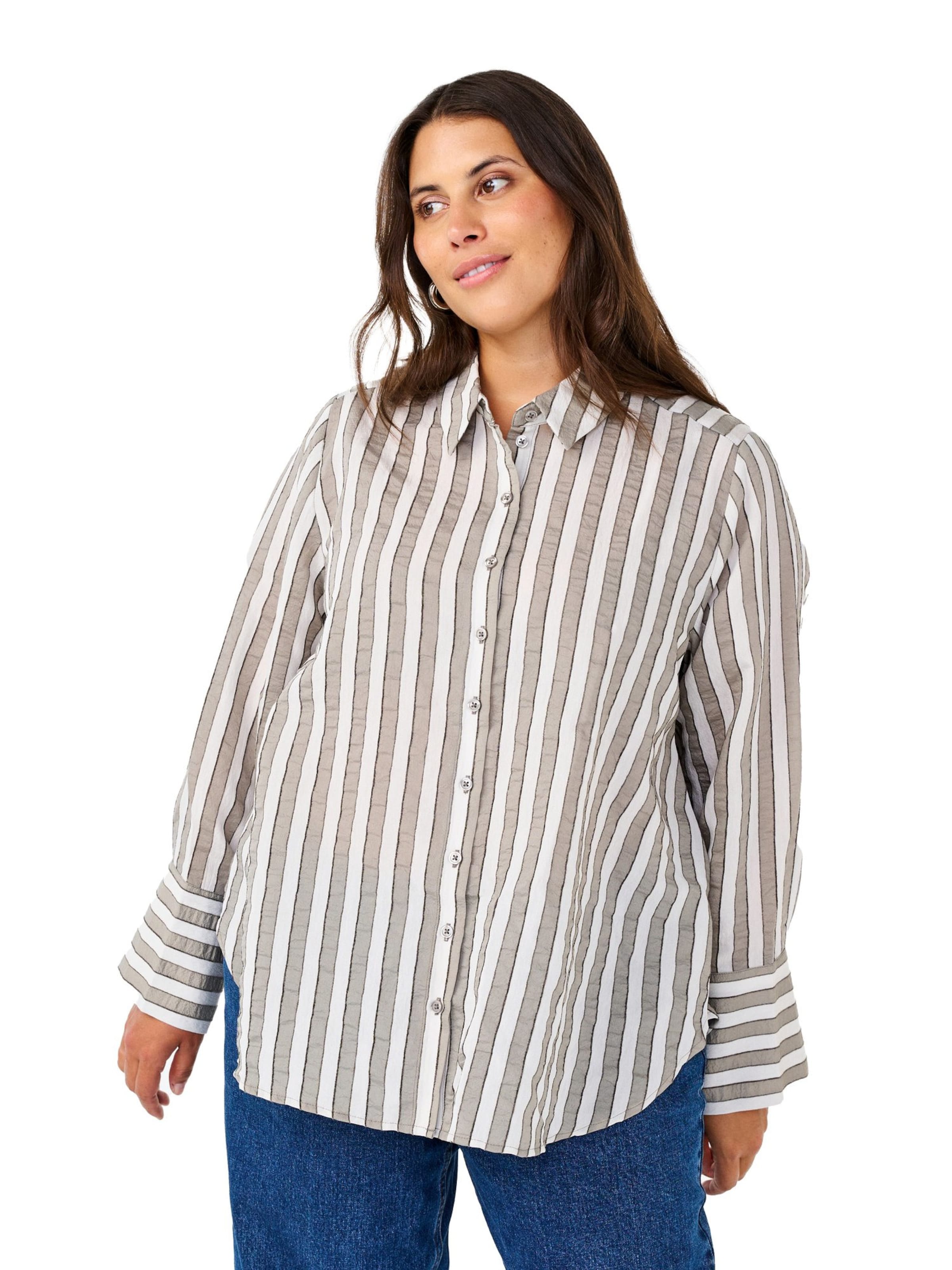 Zizzi Blúzka 'ESASI' - Béžová: predná strana