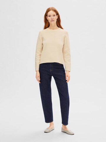 SELECTED FEMME Pullover in Beige