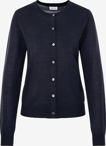 SEIDENSTICKER Gebreid vest in Blauw: voorkant