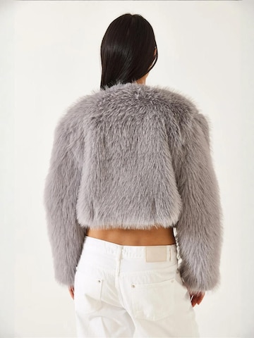 Veste mi-saison 'Kunstpelzmäntel' Bianco Lucci en gris