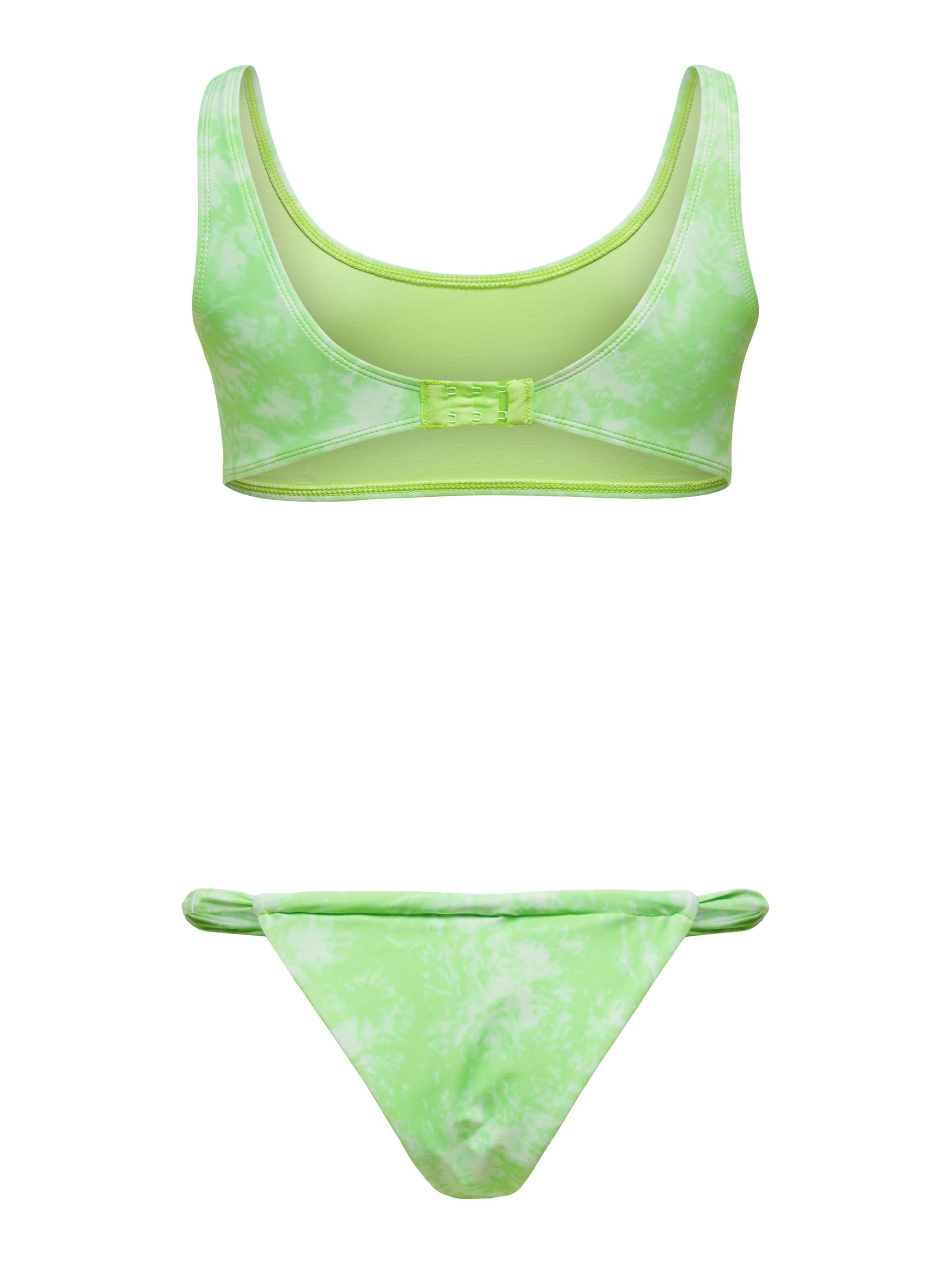 ONLY Бюстие Бански тип бикини 'Amanda' в зелено