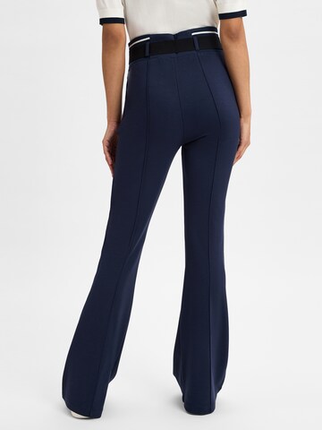 évasé Pantalon Liu Jo en bleu